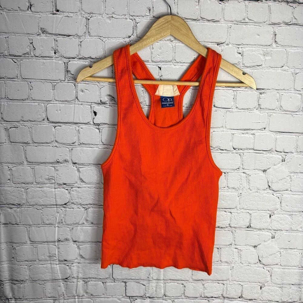 Vintage Y2K Ocean Pacific Orange Tank Top Size Small  C
